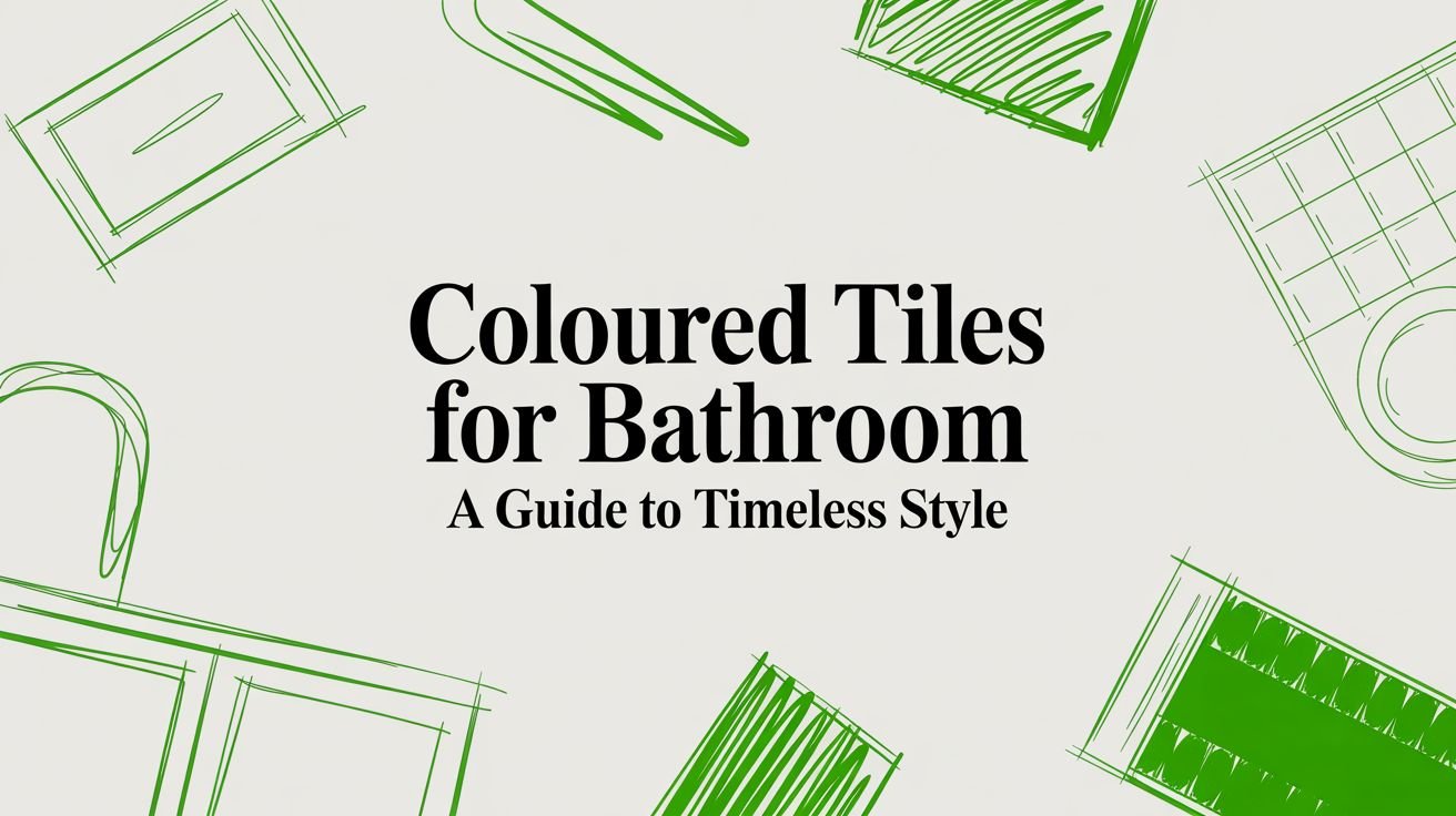 coloured tiles for bathroom tile guide