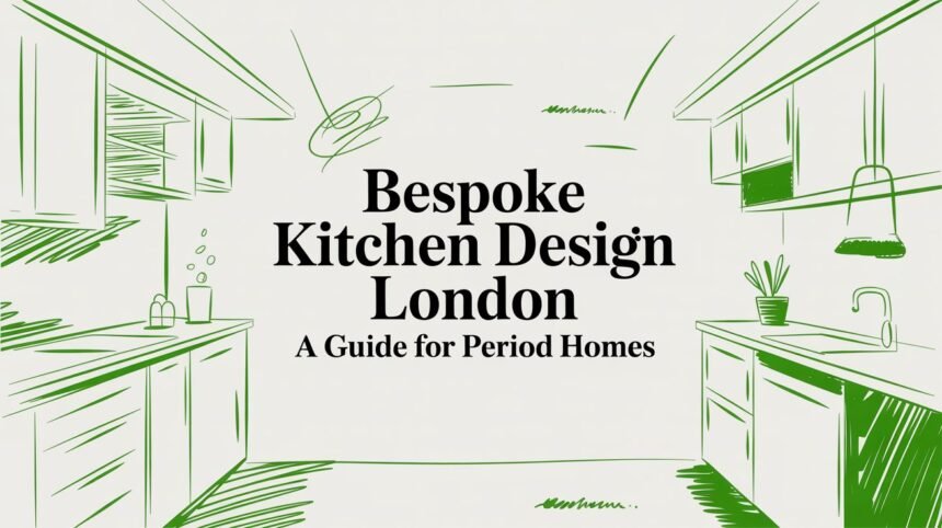 bespoke kitchen design london kitchen sketch