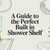 built in shower shelf bathroom guide