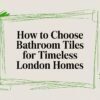 how to choose bathroom tiles bathroom sketch