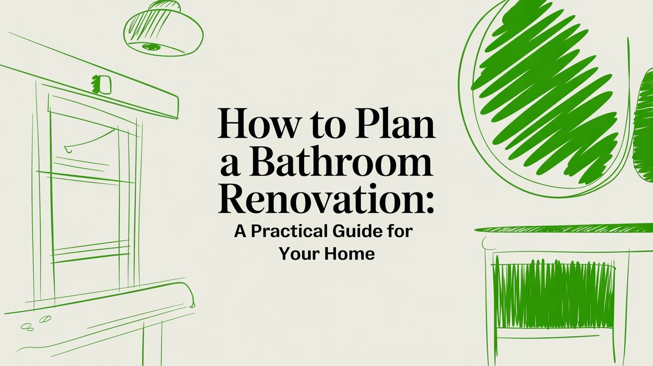 how to plan a bathroom renovation bathroom sketch