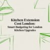 kitchen extension cost london kitchen sketch