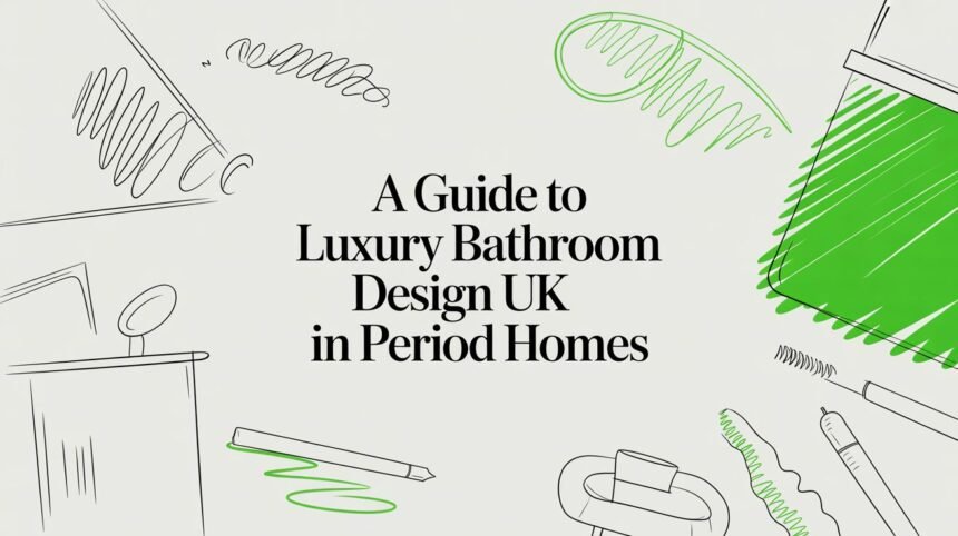 A Guide to Luxury Bathroom Design in London’s Period Homes bathroom design uk sketched guide
