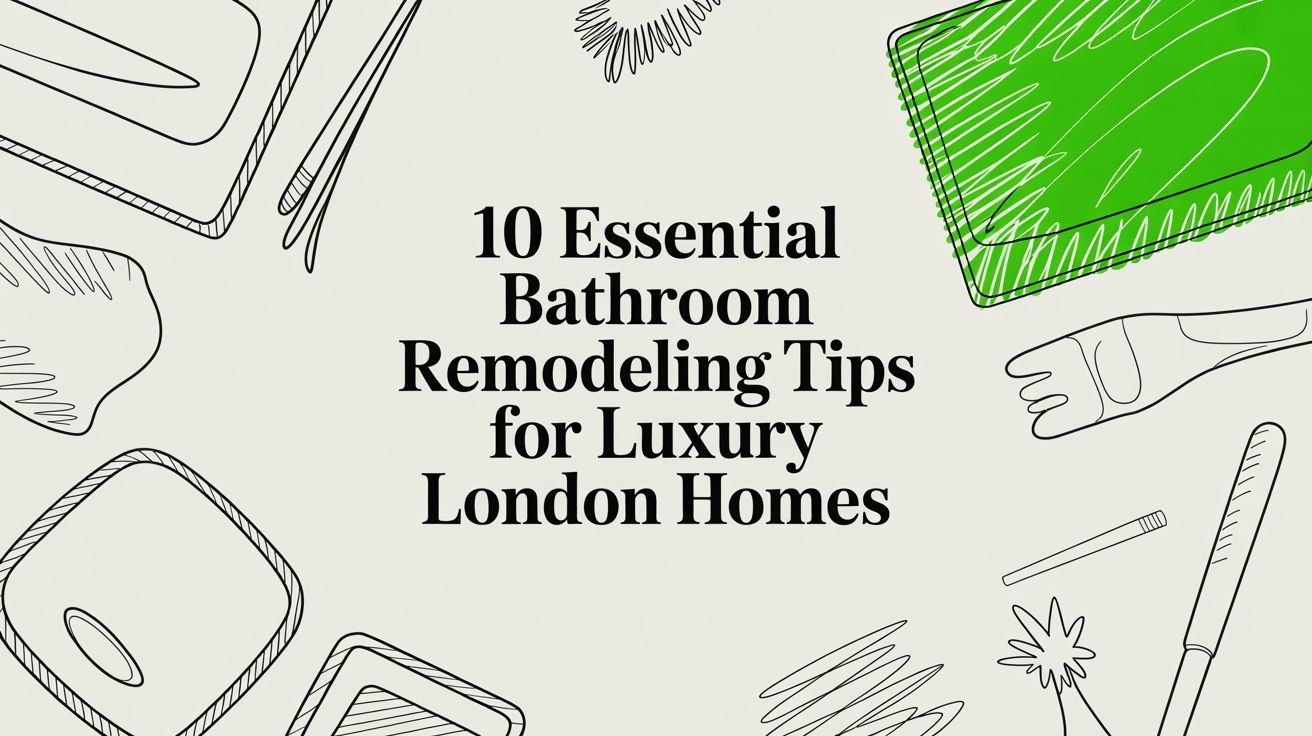 10 Essential Bathroom Remodeling Tips for Luxury London Homes bathroom remodeling tips title card