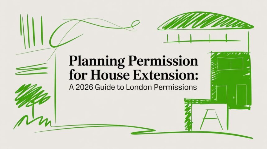 planning permission for house extension house sketch