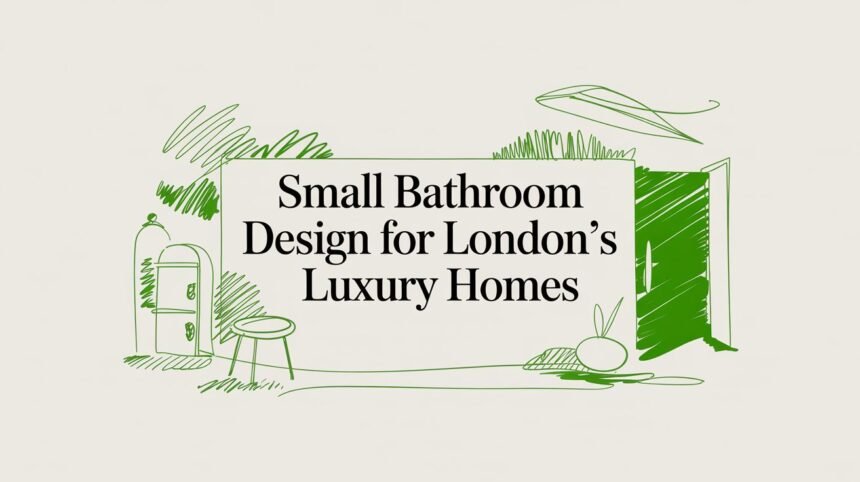 Bespoke Small Bathroom Design for London's Heritage Homes small bathroom design bathroom sketch