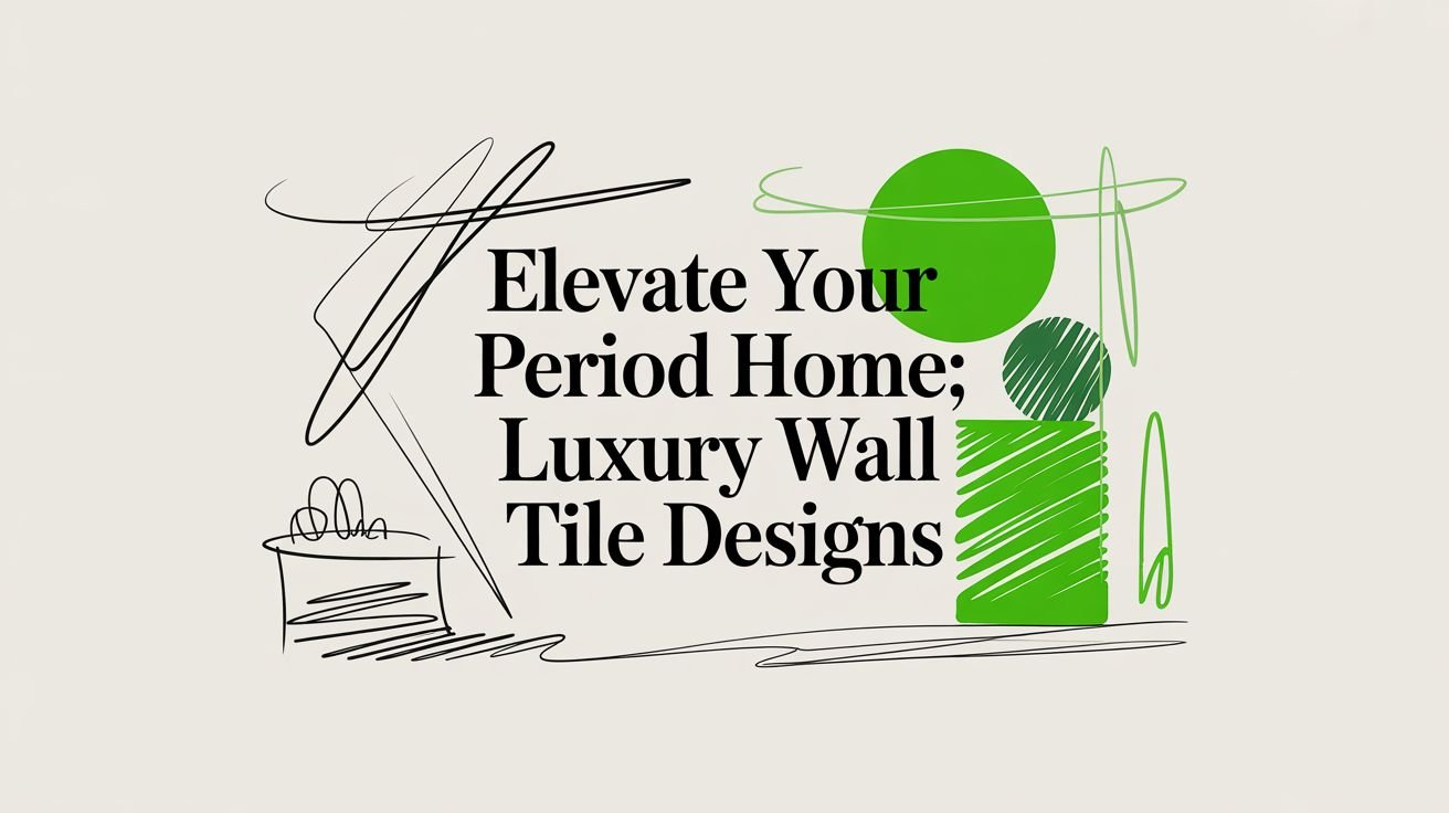 Elevate Your Period Home: Luxury Wall Tile Designs for London's Finest Properties wall tile designs abstract design