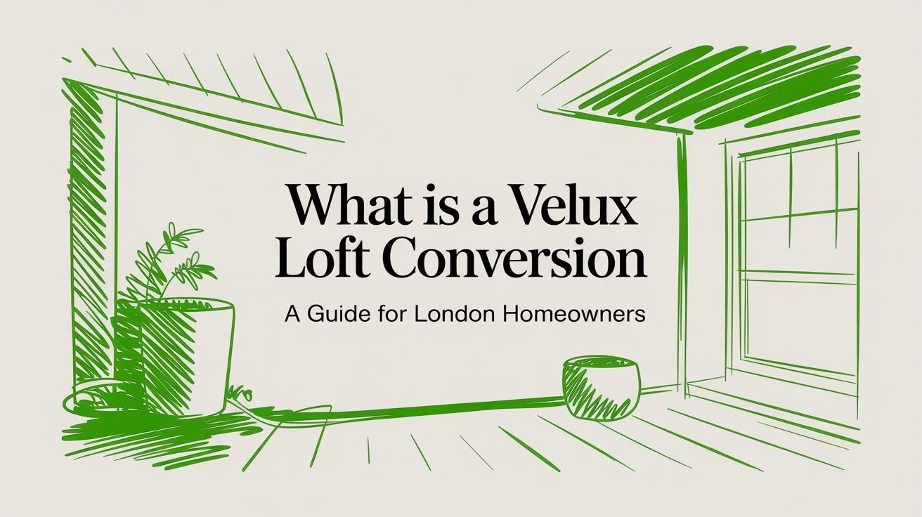 What Is a Velux Loft Conversion? A Guide for London's Finest Homes what is a velux loft conversion interior sketch