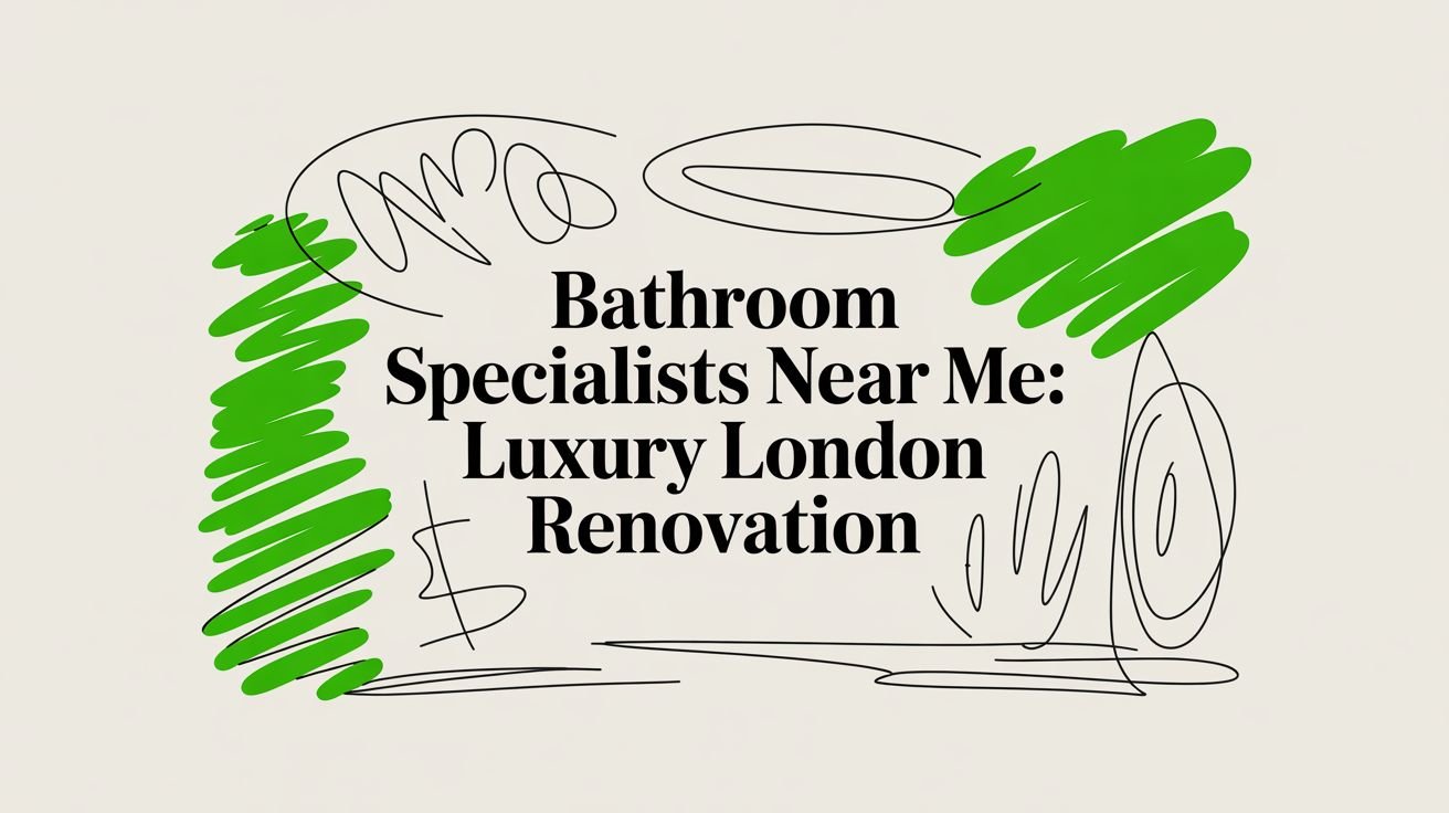 Bathroom Specialists Near Me: Luxury London Renovation bathroom specialists near me luxury london renovation graphic