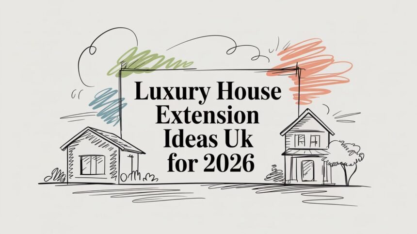 Luxury House Extension Ideas UK for 2026 house extension ideas uk illustration