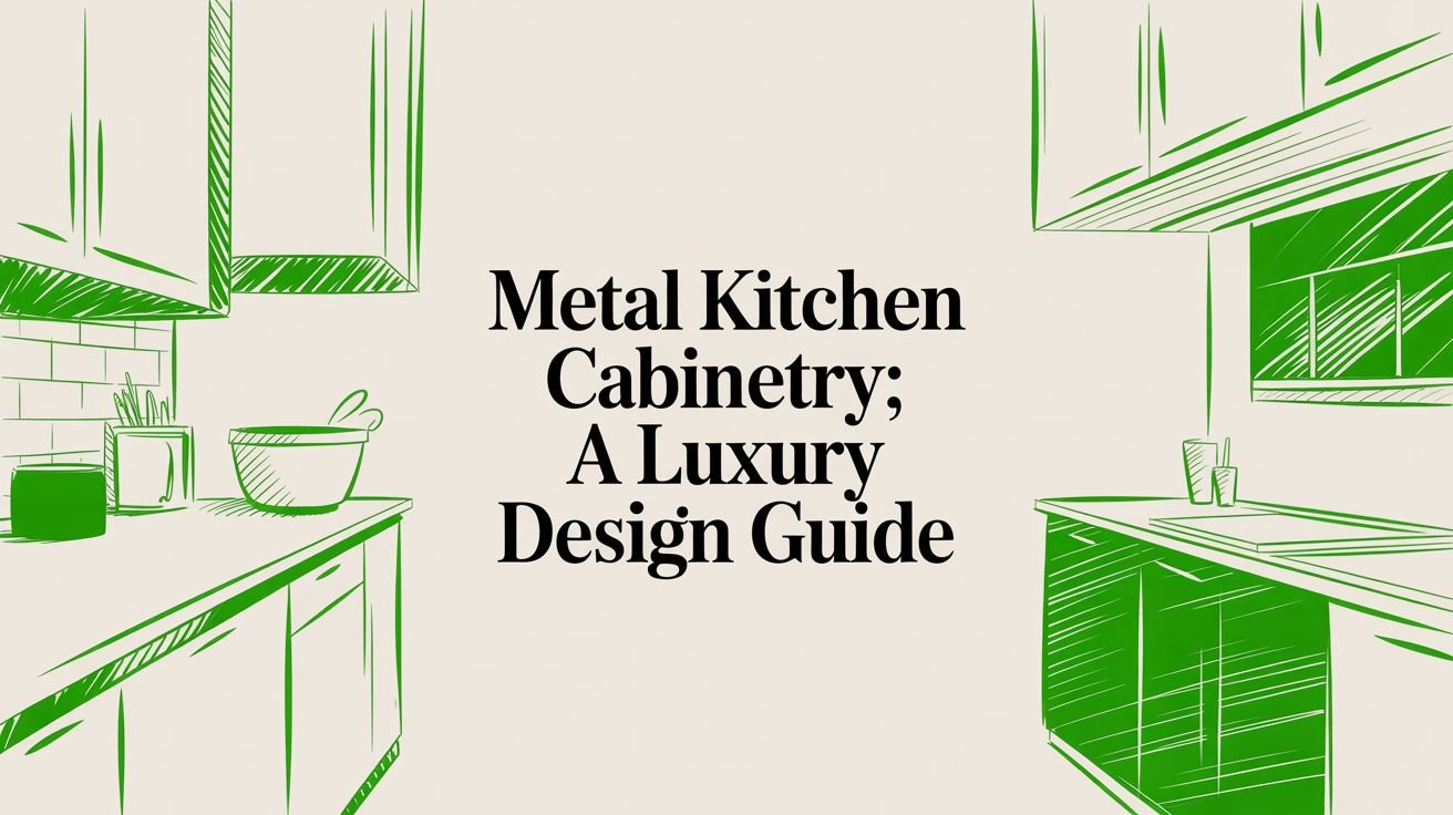 Metal Kitchen Cabinetry: A Luxury Design Guide metal kitchen cabinetry kitchen design
