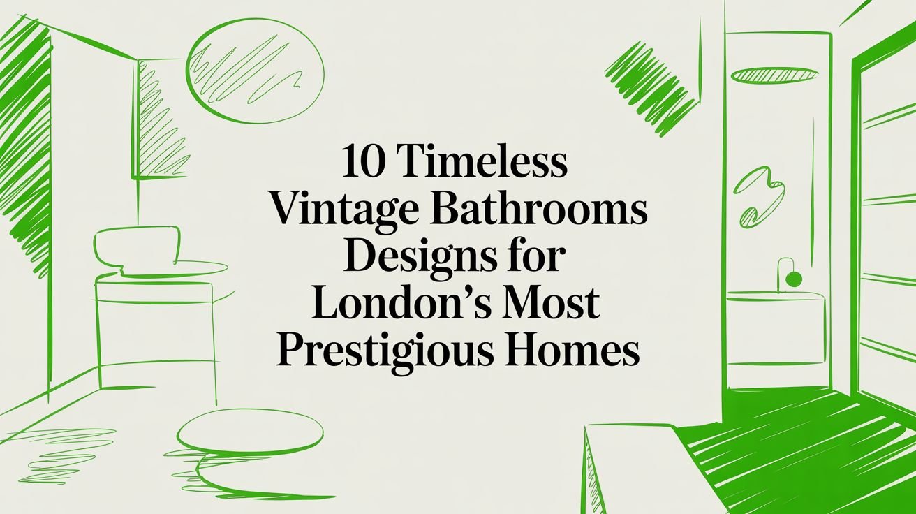 10 Timeless Vintage Bathrooms Designs for London's Most Prestigious Homes vintage bathrooms designs vintage bathroom